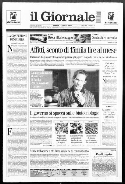 Il giornale : quotidiano del mattino